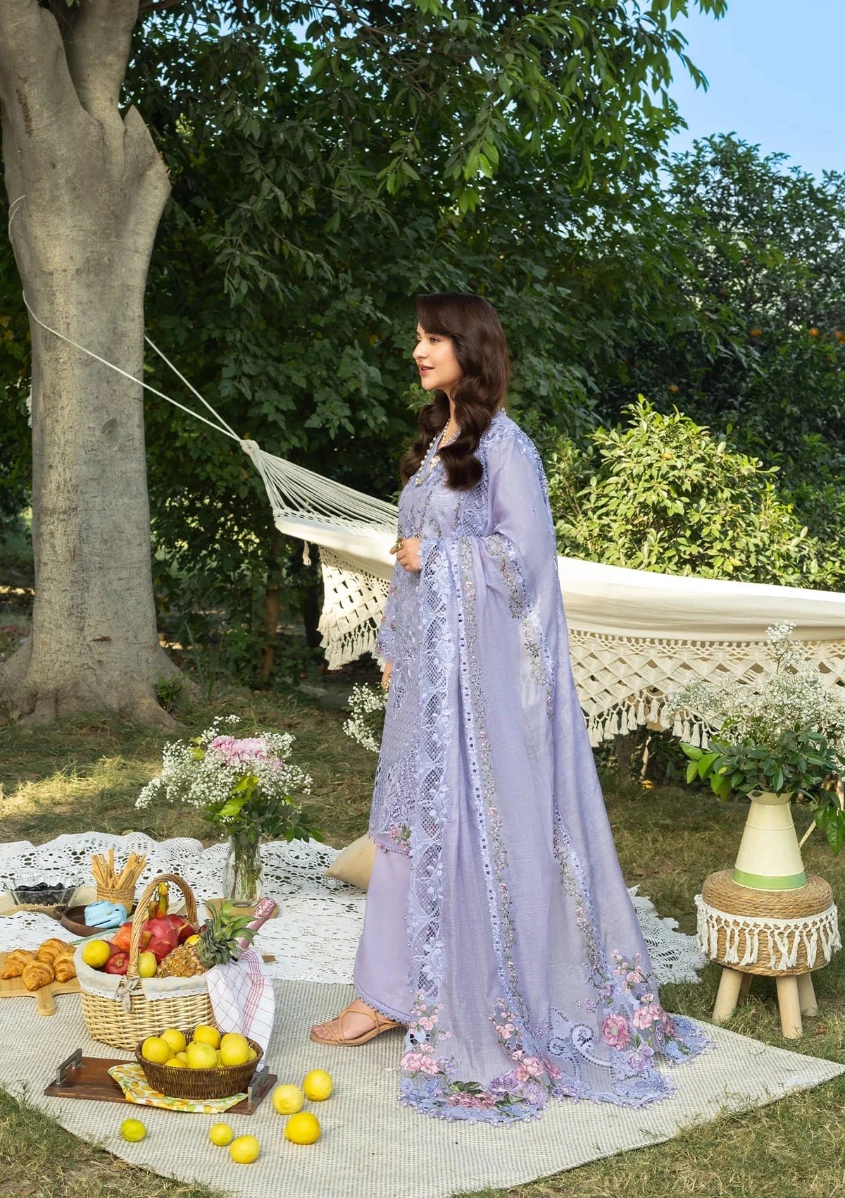 ELAF - 3PC Luxury Lawn Embroidered Suit