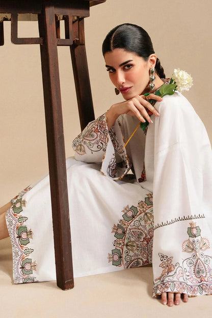 ELAN - 2PC Luxury Lawn Embroidered Suit