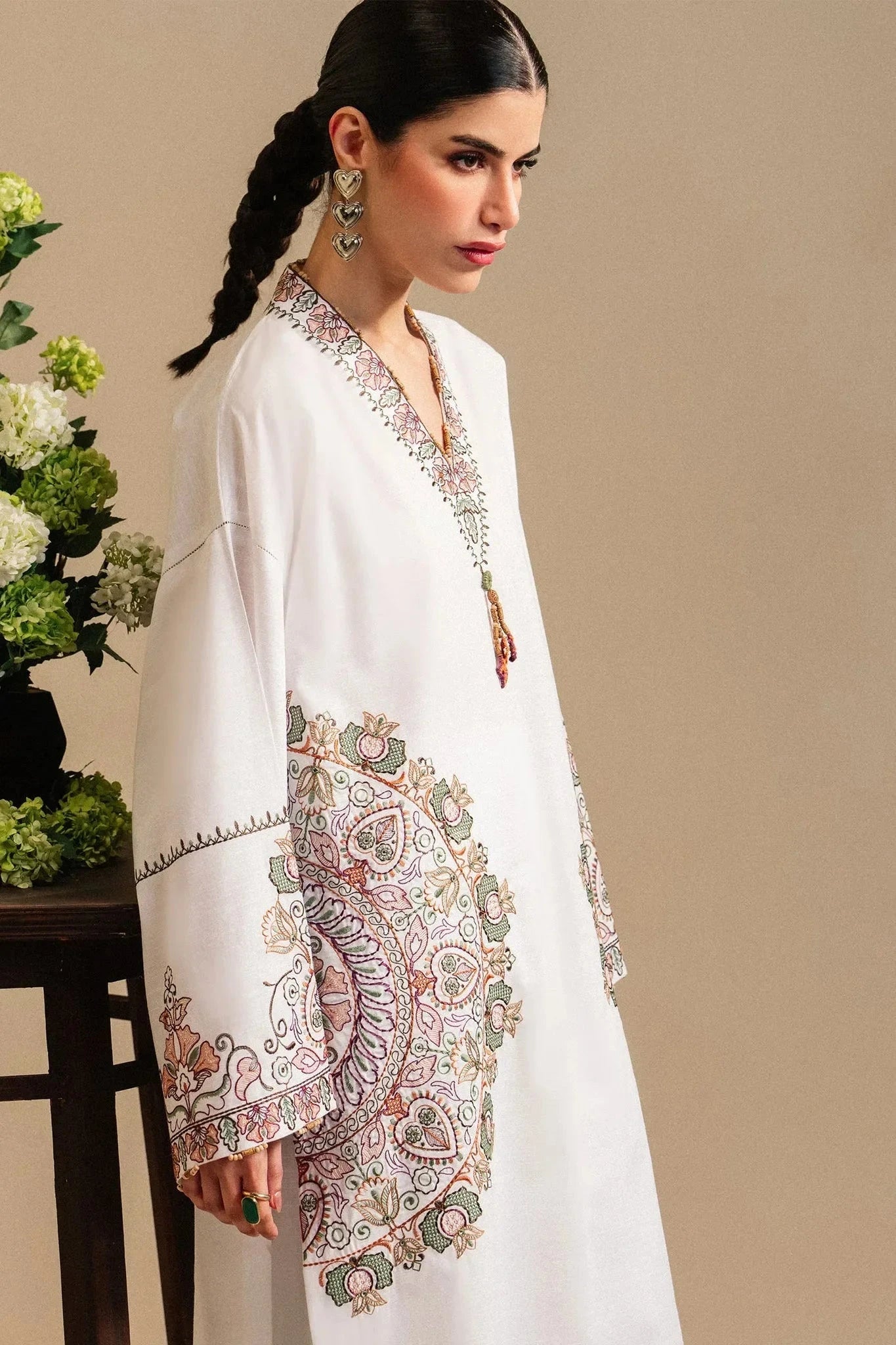 ELAN - 2PC Luxury Lawn Embroidered Suit