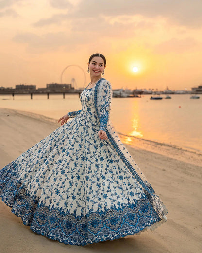 Faiza Saqlain - 3PC Luxury Lawn Embroidered Suit