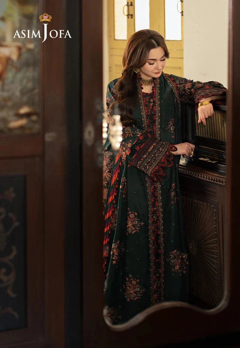ASIM JOFA - 3PC Lawn Embroidered Suit