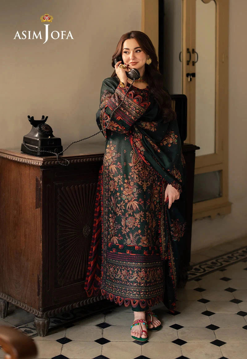 ASIM JOFA - 3PC Lawn Embroidered Suit