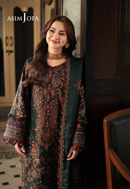 ASIM JOFA - 3PC Lawn Embroidered Suit