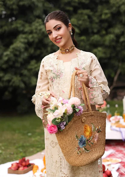 KAHF - 3PC Luxury Lawn Embroidered Suit