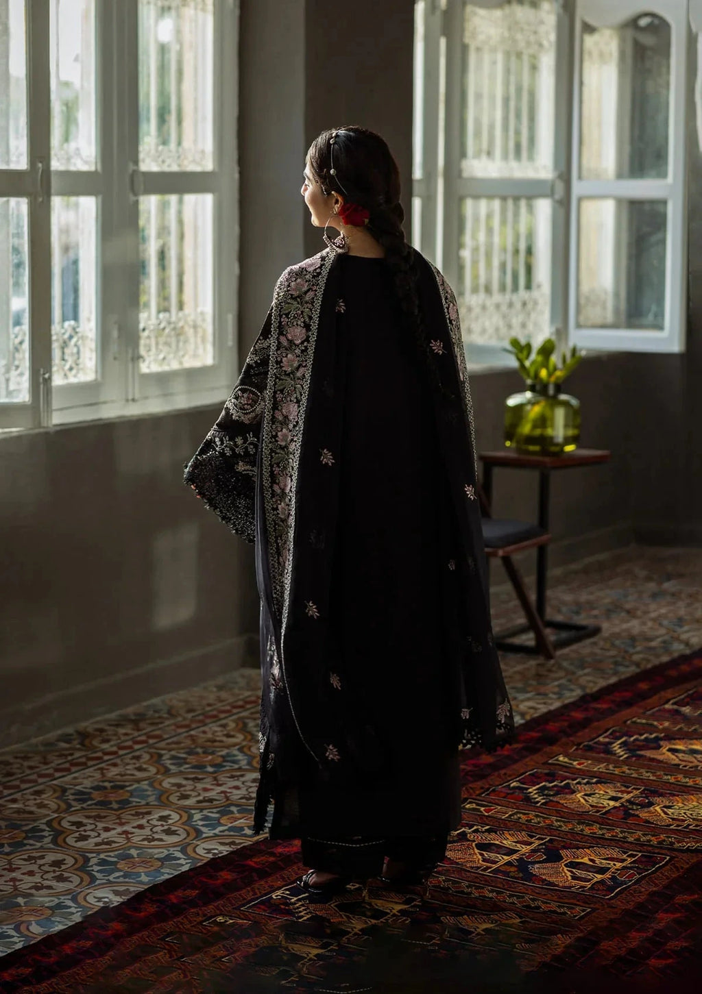 KAHF - 3PC Luxury Lawn Embroidered Suit