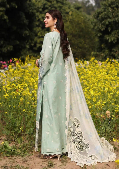 KAHF - 3PC Luxury Lawn Embroidered Suit