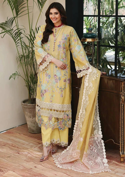 KAHF - 3PC Luxury Lawn Embroidered Suit