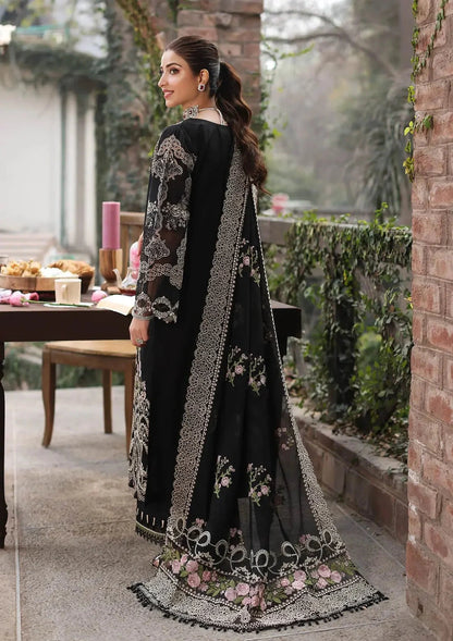 KAHF- 3PC Luxury Lawn Embroidered Suit