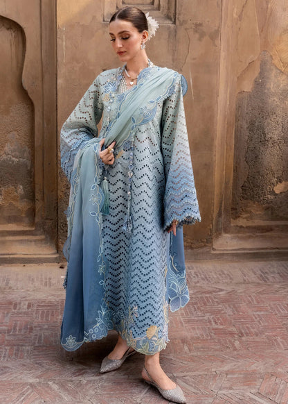 Crimson - 3PC Luxury Lawn Embroidered Suit