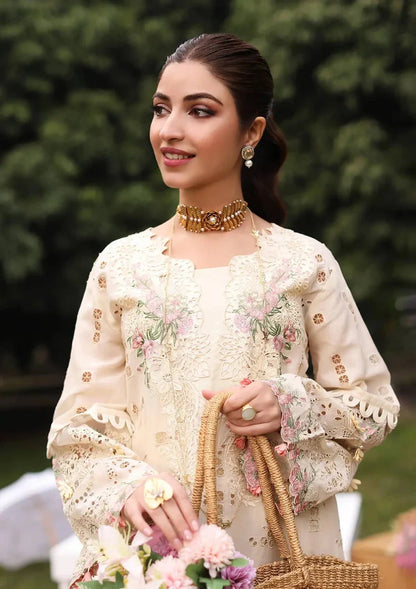 KAHF - 3PC Luxury Lawn Embroidered Suit