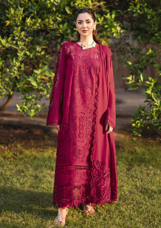 Zara Shajahan - 3PC Luxury Lawn Embroidered Suit