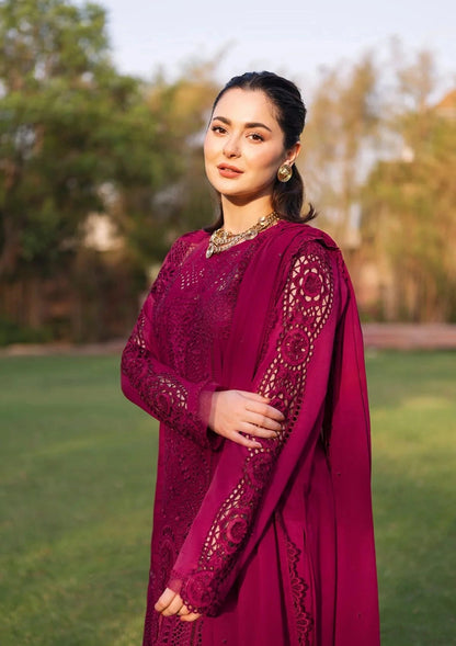Zara Shajahan - 3PC Luxury Lawn Embroidered Suit