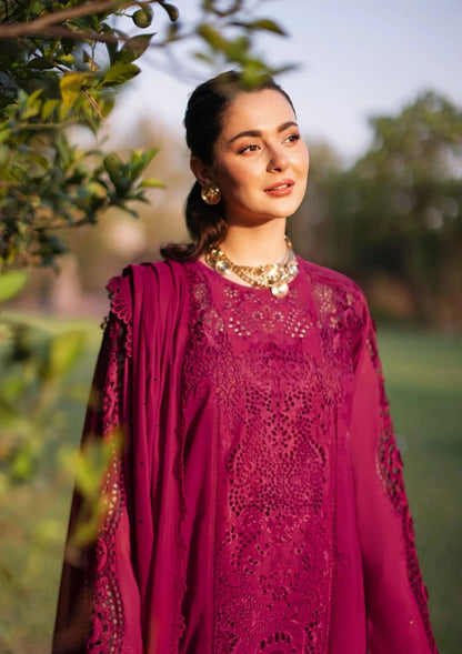 Zara Shajahan - 3PC Luxury Lawn Embroidered Suit