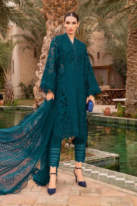MARIA.B - 3PC Luxury Lawn Embroidered Suit