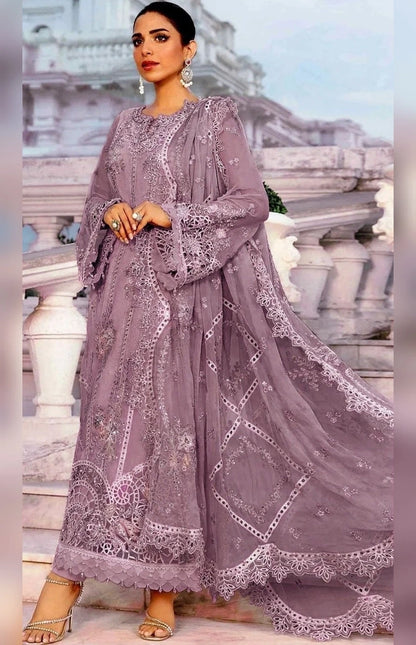 MARIA.B - 3PC Luxury Lawn Embroidered Suit
