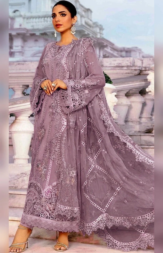 MARIA.B - 3PC Luxury Lawn Embroidered Suit