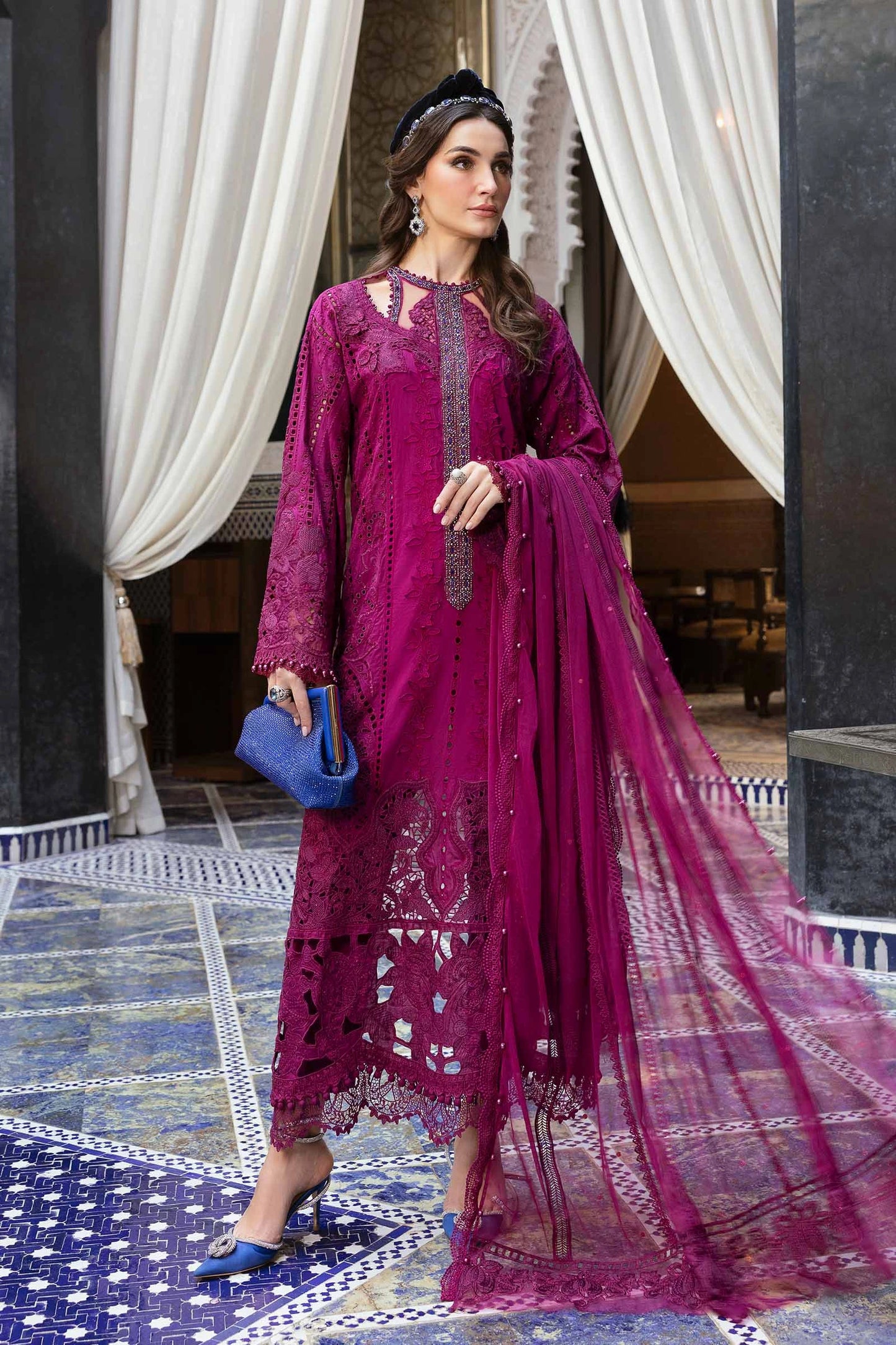 Maria.B - 3PC Luxury Lawn Embroidered Suit