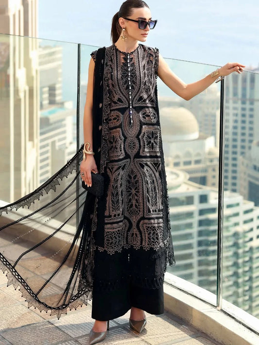 Maria.B - 3PC Luxury Lawn Embroidered Suit