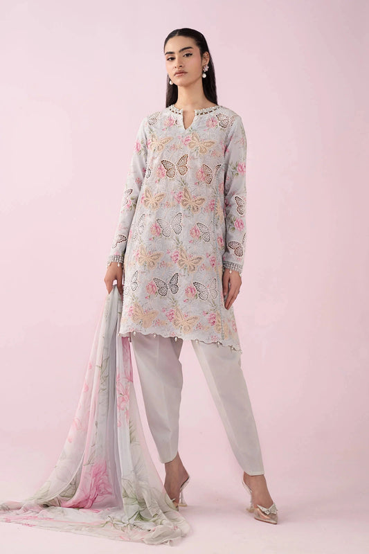 Maria.B - 3PC Luxury Lawn Embroidered Suit