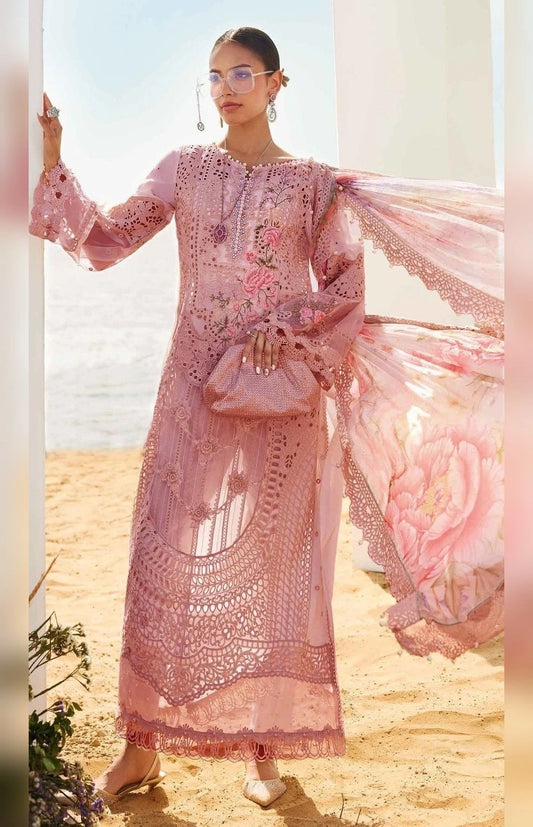 Maria.B - 3PC Luxury Lawn Embroidered Suit