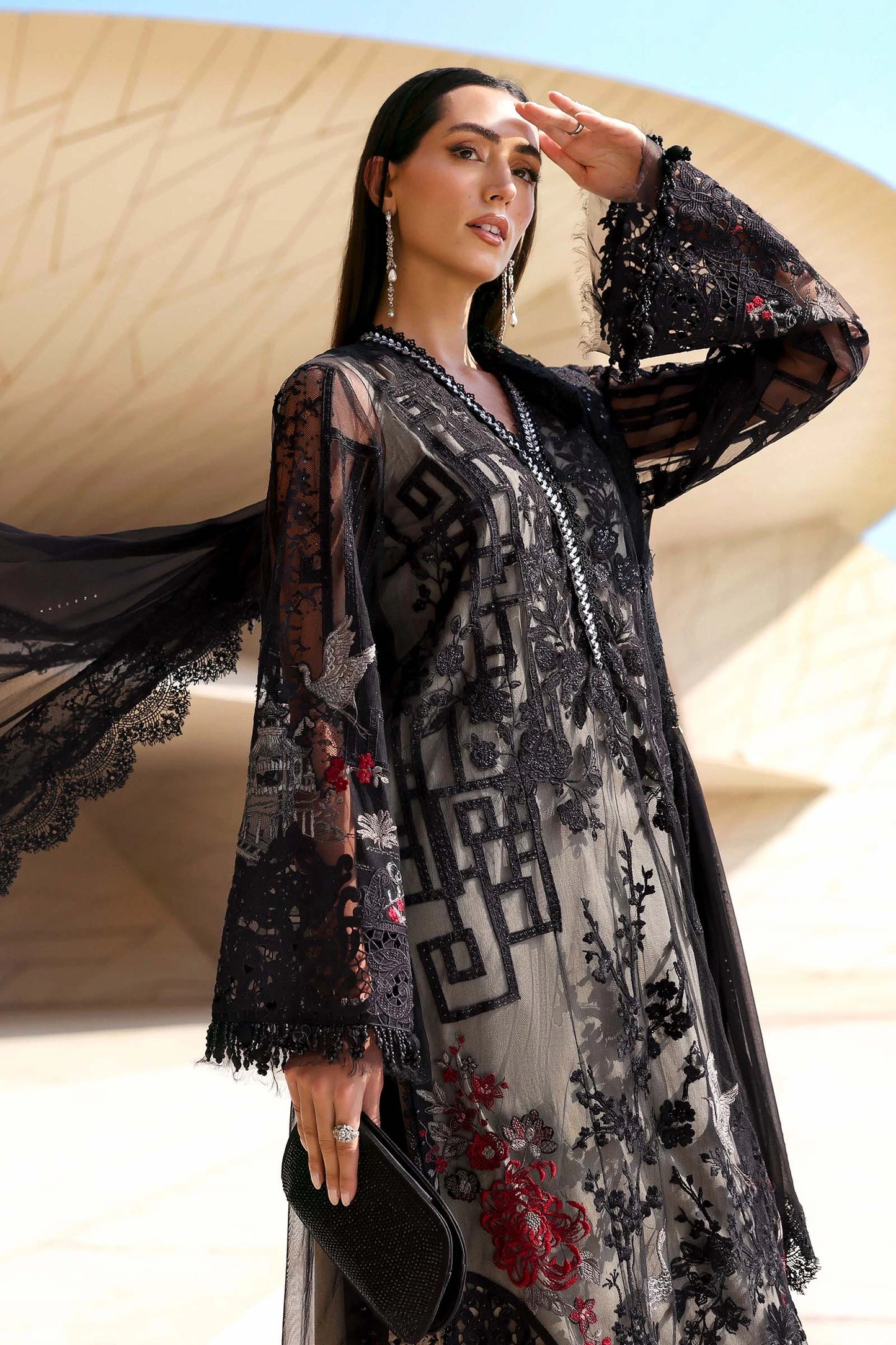 MARIA.B - 3PC Luxury Lawn Embroidered Suit