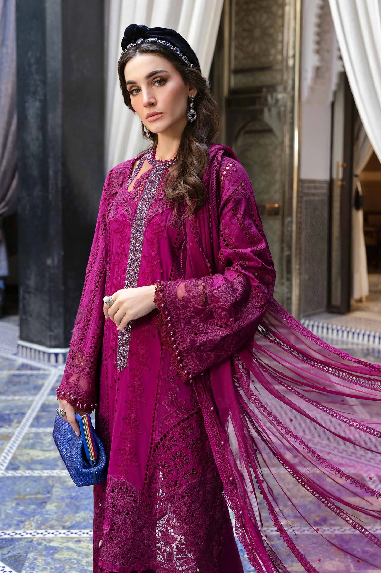 Maria.B - 3PC Luxury Lawn Embroidered Suit