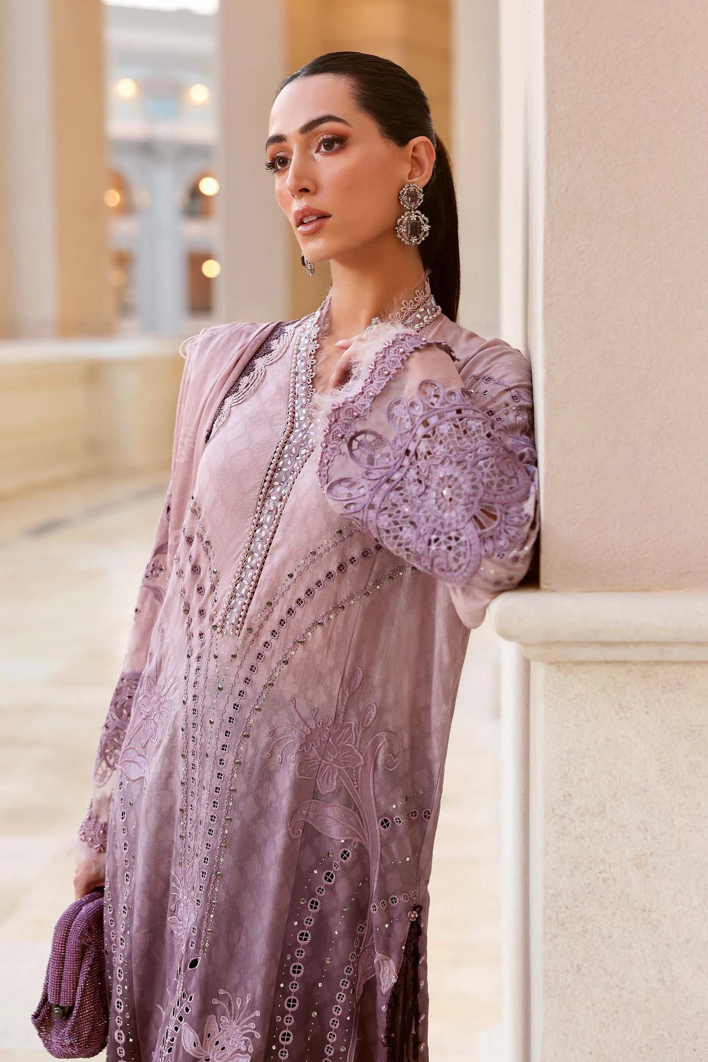 MARIA.B - 3PC Luxury Lawn Embroidered Suit