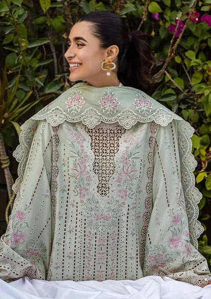 Akbar Aslam - 3PC Luxury Lawn Embroidered Suit