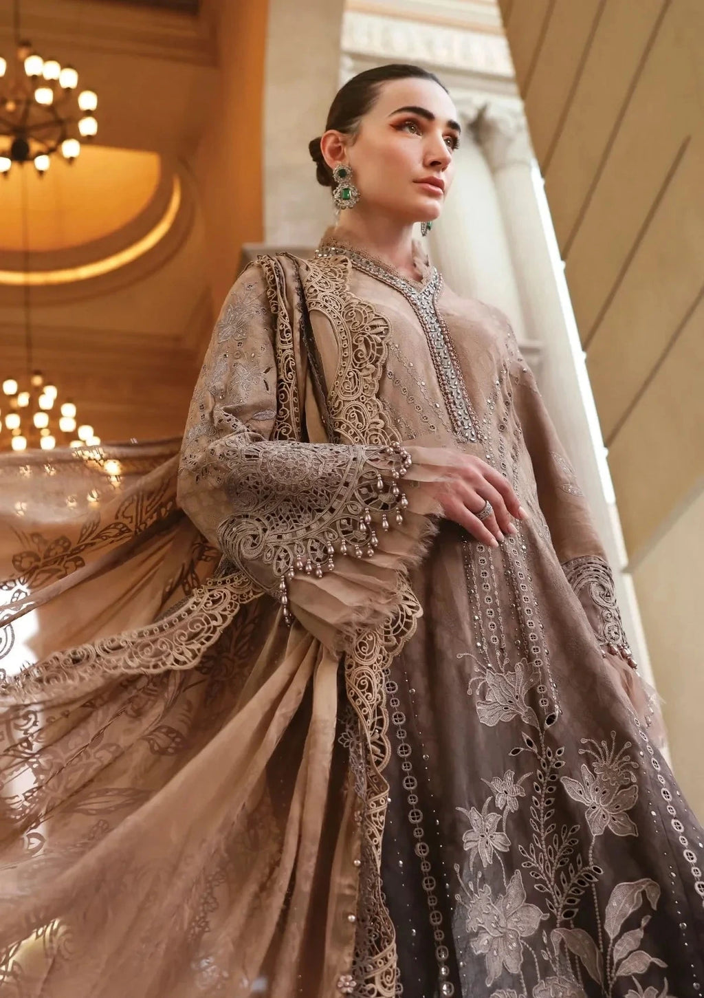 MARIA.B - 3PC Luxury Lawn Embroidered Suit