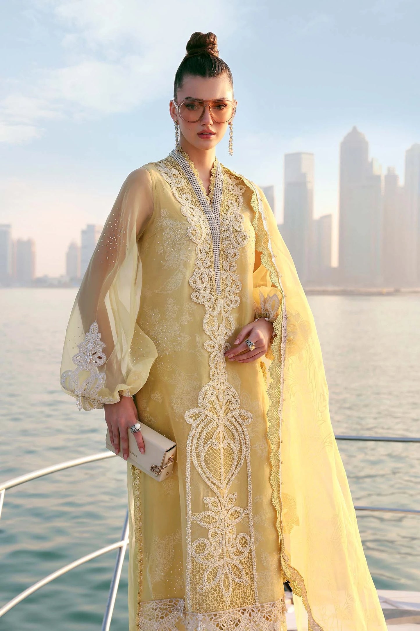 Maria.B - 3PC Luxury Lawn Embroidered Suit