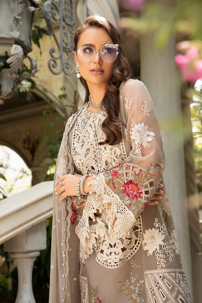 MARIA.B - 3PC Luxury Lawn Embroidered Suit