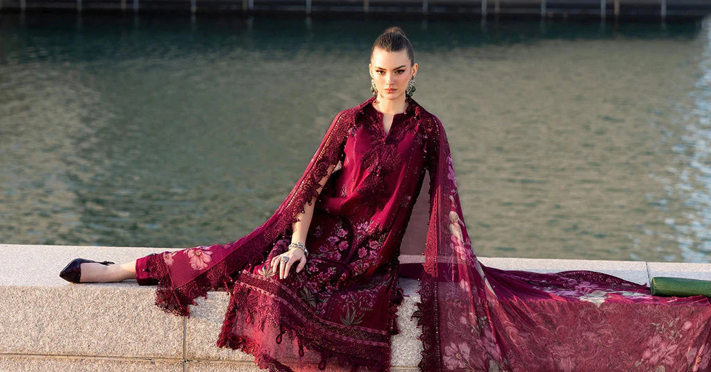 MARIA.B - 3PC Luxury Lawn Embroidered Suit