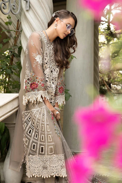 MARIA.B - 3PC Luxury Lawn Embroidered Suit