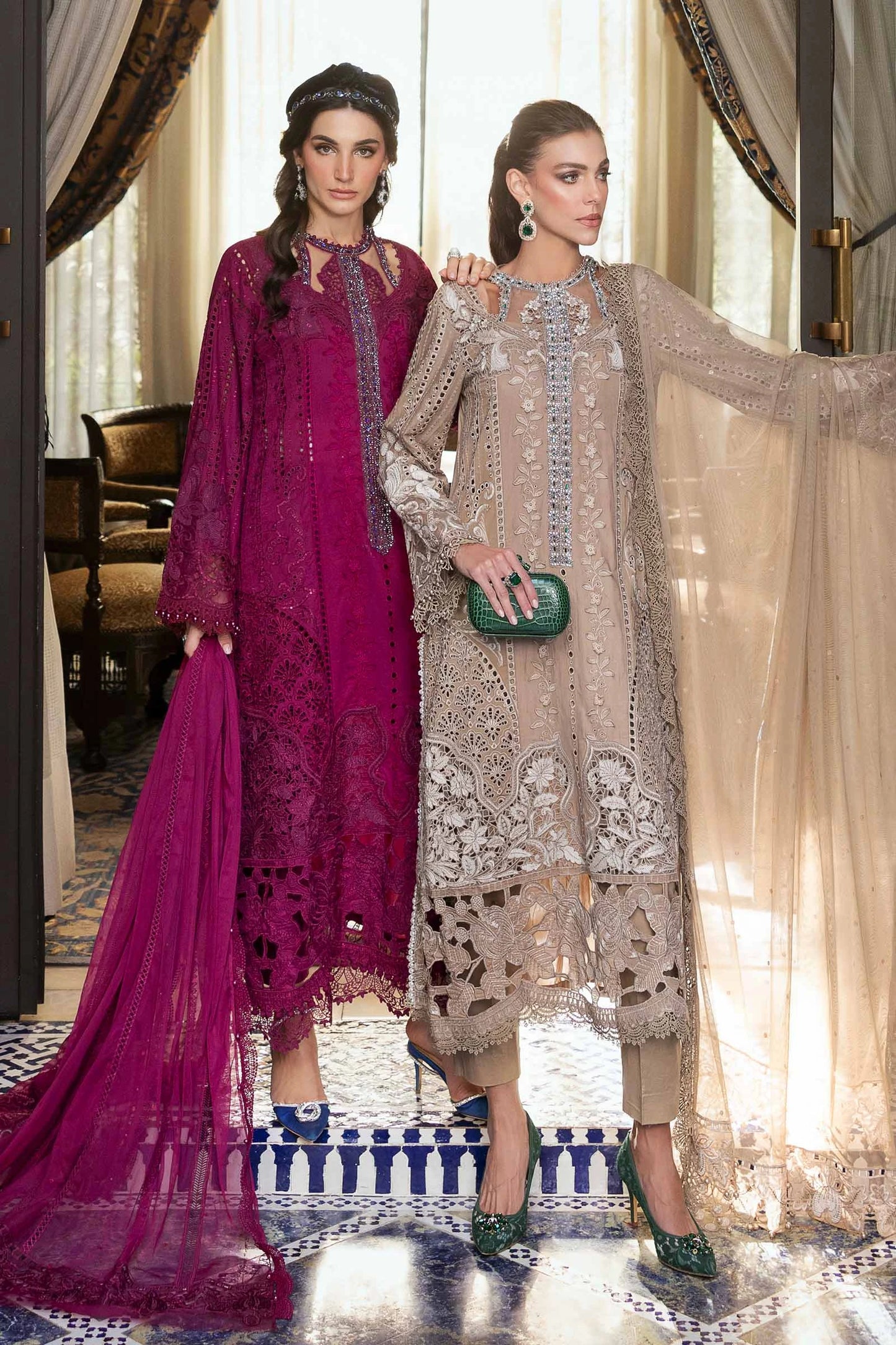Maria.B - 3PC Luxury Lawn Embroidered Suit