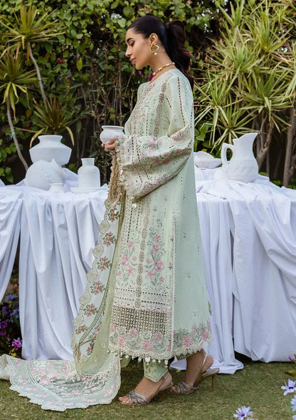Akbar Aslam - 3PC Luxury Lawn Embroidered Suit