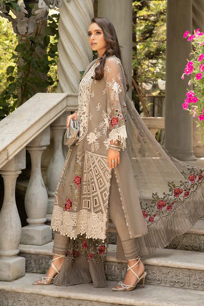 MARIA.B - 3PC Luxury Lawn Embroidered Suit