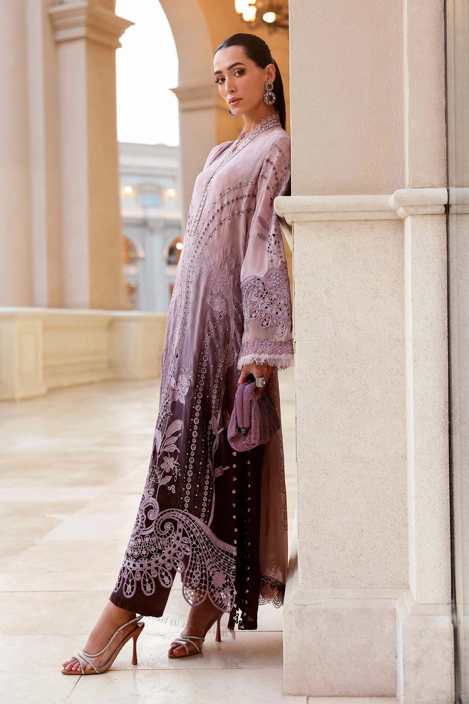 MARIA.B - 3PC Luxury Lawn Embroidered Suit