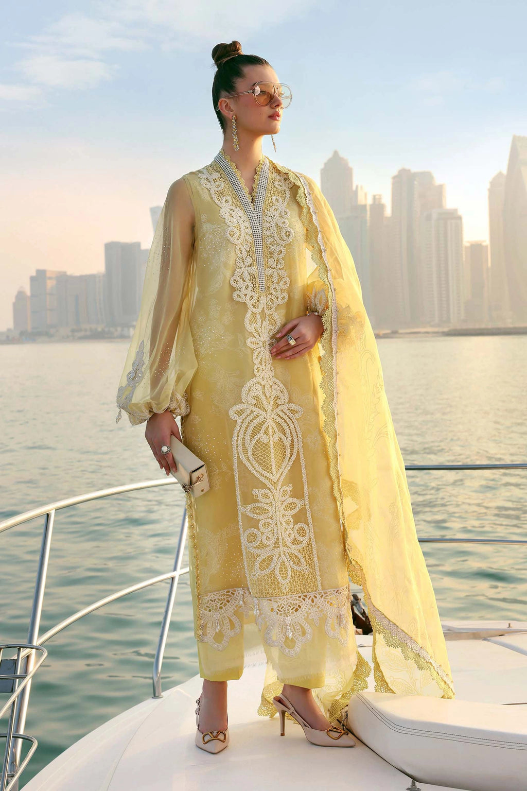 Maria.B - 3PC Luxury Lawn Embroidered Suit