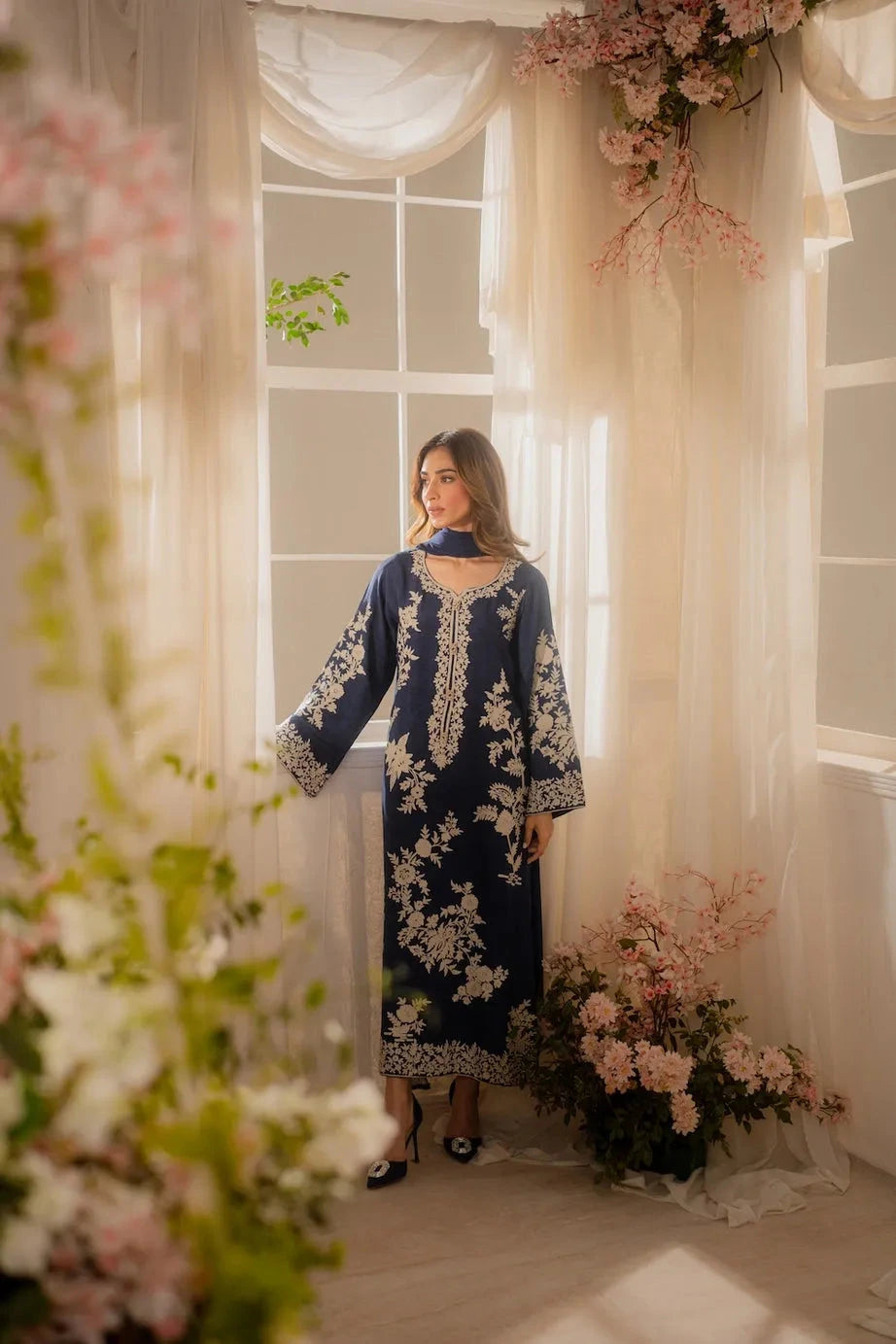 BATIK - 3PC Luxury Lawn Embroidered Suit Unstiched