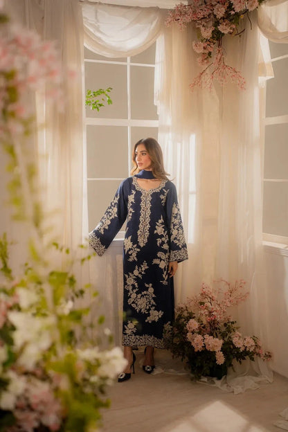 BATIK - 3PC Luxury Lawn Embroidered Suit Unstiched