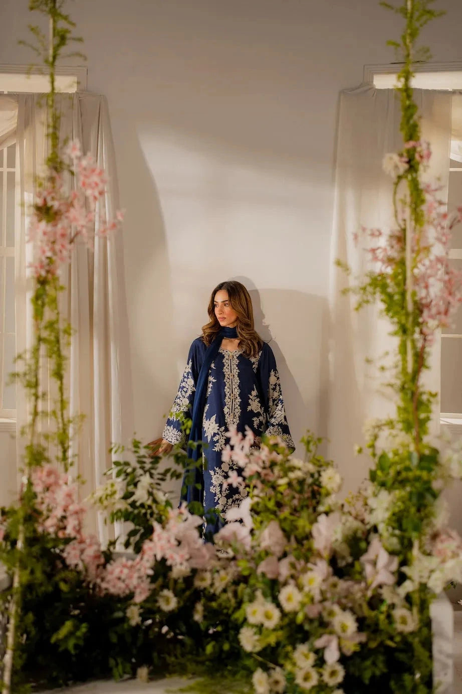BATIK - 3PC Luxury Lawn Embroidered Suit Unstiched
