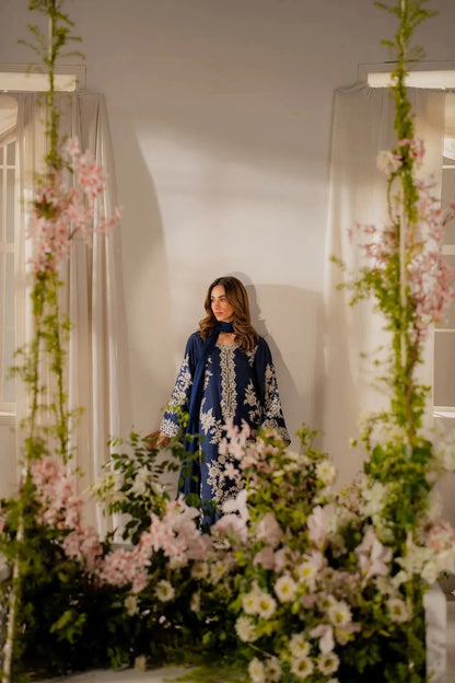 BATIK - 3PC Luxury Lawn Embroidered Suit Unstiched