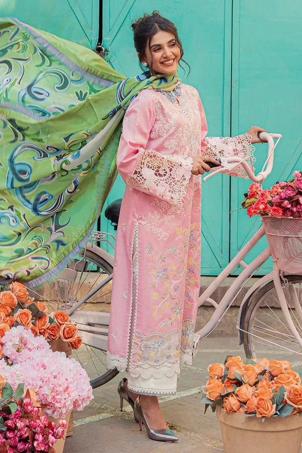 Mushq - 3PC Luxury Lawn Embroidered Suit