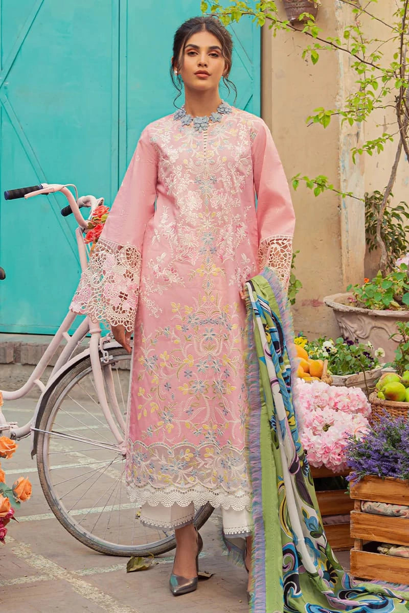 Mushq - 3PC Luxury Lawn Embroidered Suit