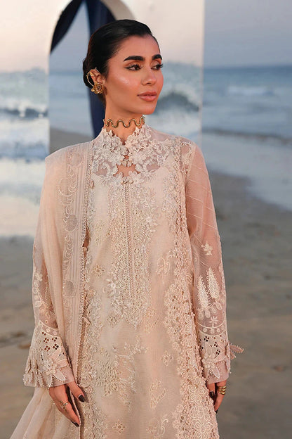 Qalamkar - 3PC Luxury Lawn Embroidered Suit