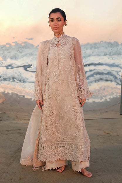 Qalamkar - 3PC Luxury Lawn Embroidered Suit