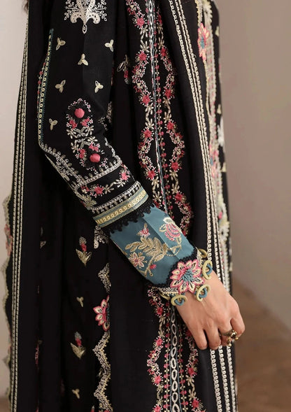 Qalamkar - 3PC Luxury Lawn Embroidered Suit