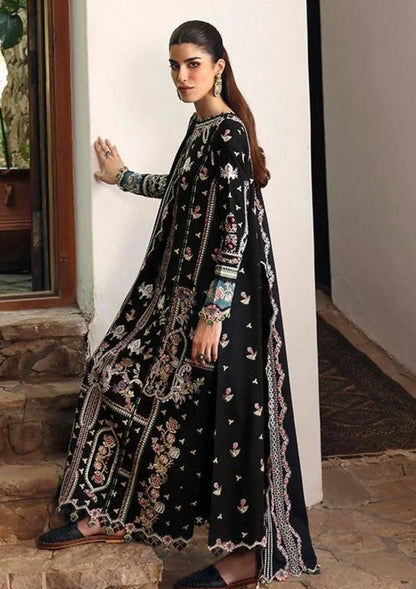 Qalamkar - 3PC Luxury Lawn Embroidered Suit