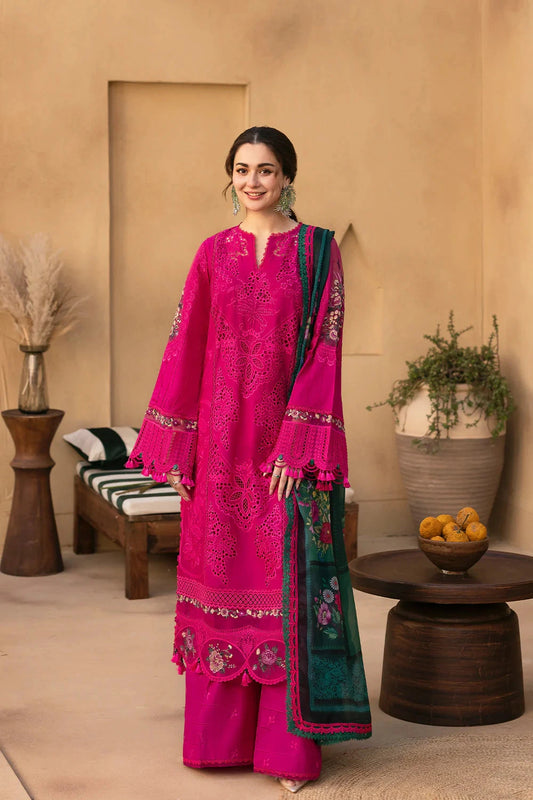Saira Rizwan- 3PC Luxury Lawn Embroidered Suit