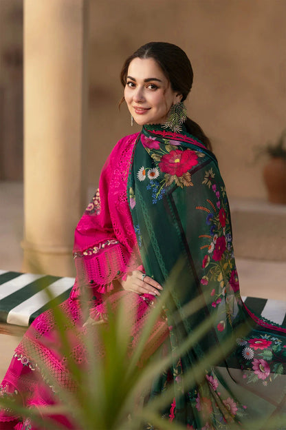 Saira Rizwan- 3PC Luxury Lawn Embroidered Suit